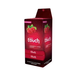 Touch Strawberry Condom 3S - 6Dispensar