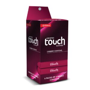Touch Ribbed Condom 3S - 6Dispensar