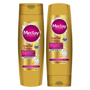 Meclay London (Hair Fall Defense) Shampoo 185ml + Conditioner 180ml