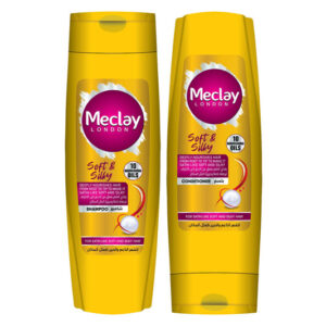 Meclay London (Soft & Silky) Shampoo 185ml + Conditioner 180ml